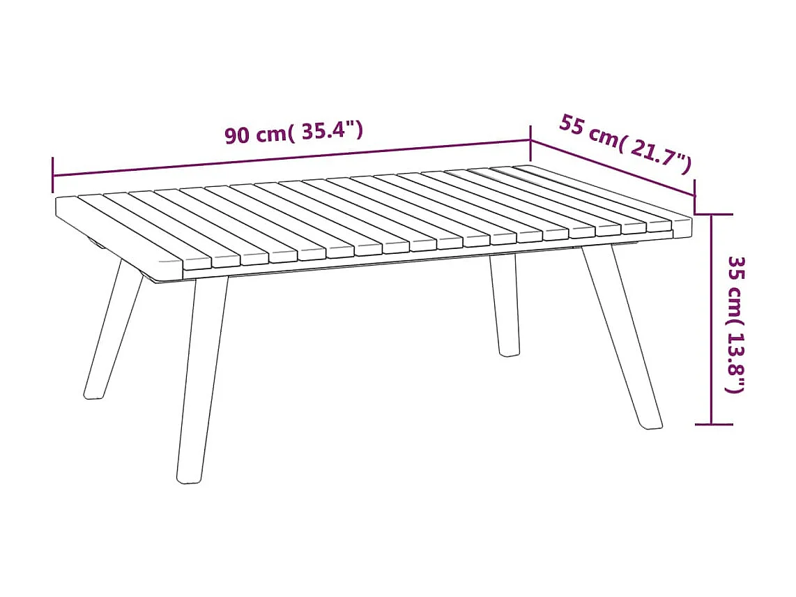 5 pcs conjunto lounge de jardim c/ almofadões acácia maciça PT39055