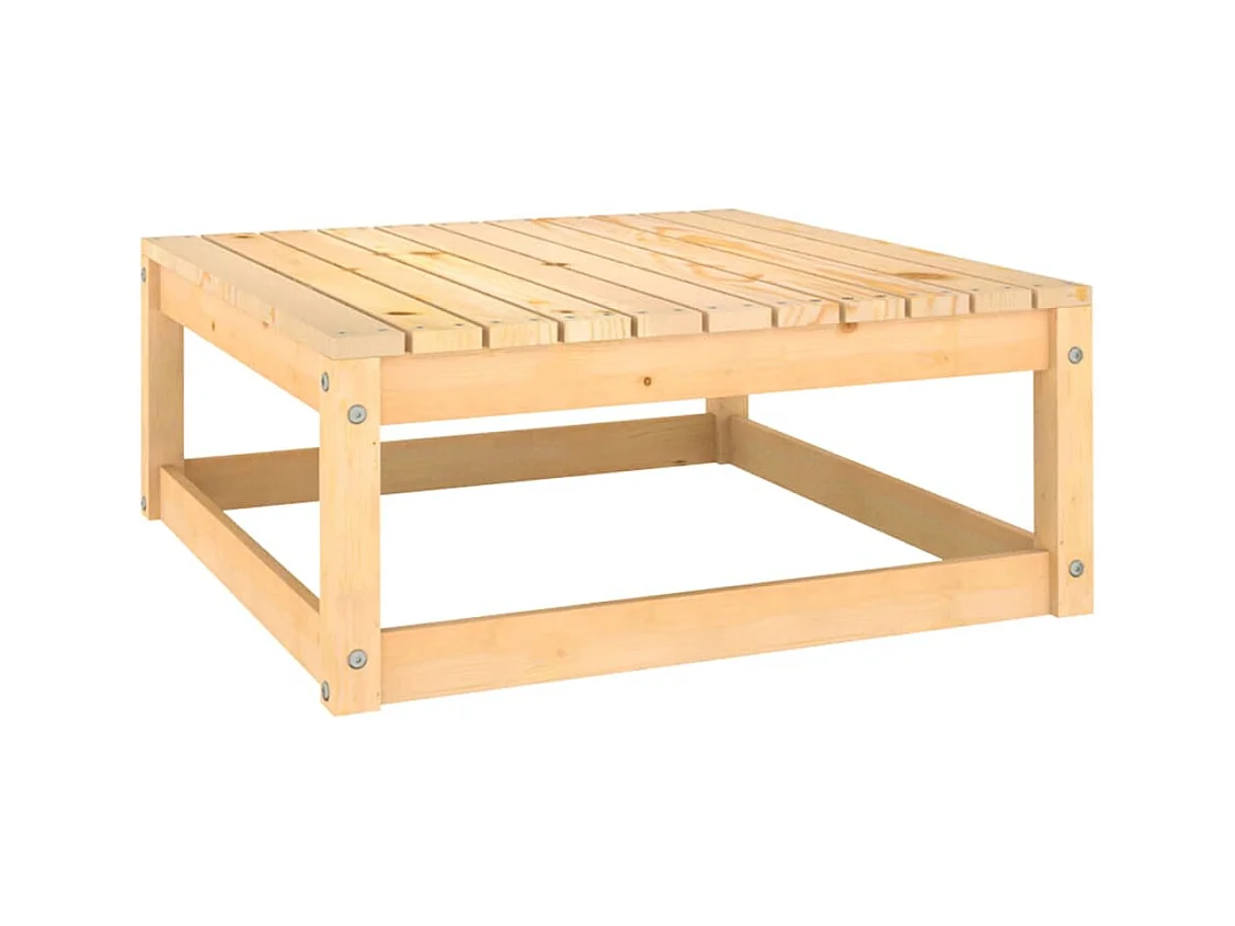 5-tlg. Garten-Sitzgruppe | Garten-Lounge-Set mit Kissen Massivholz Kiefer -GKD690965