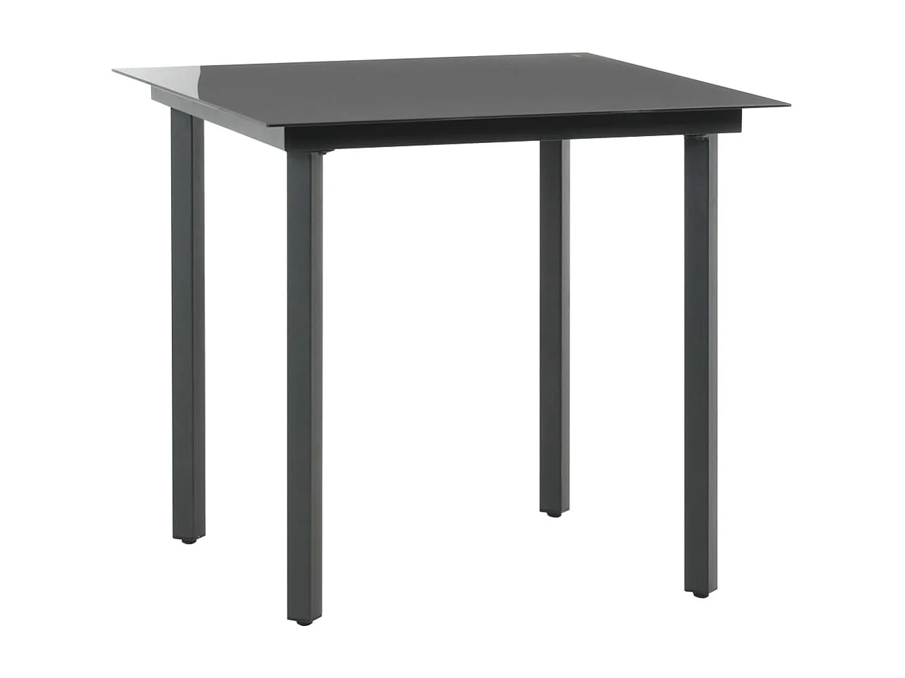 Salon de jardin 5 pcs PVC Résine tressée Noir BE67697