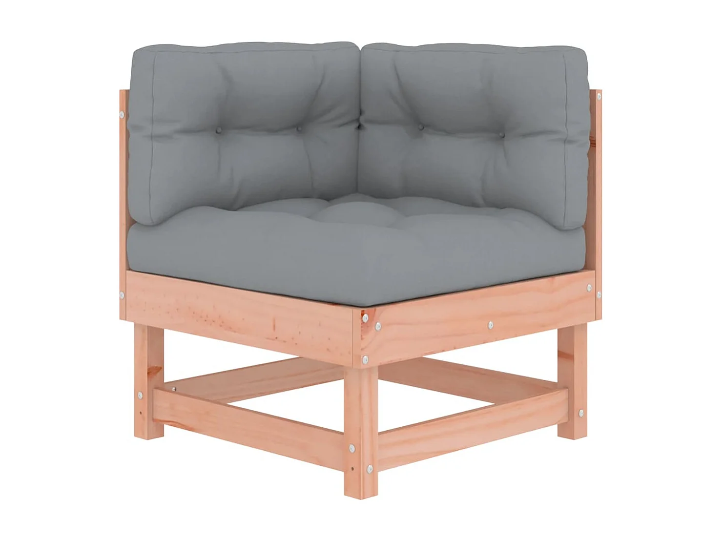 Salon de jardin 5 pcs avec coussins bois massif douglas SSG87381