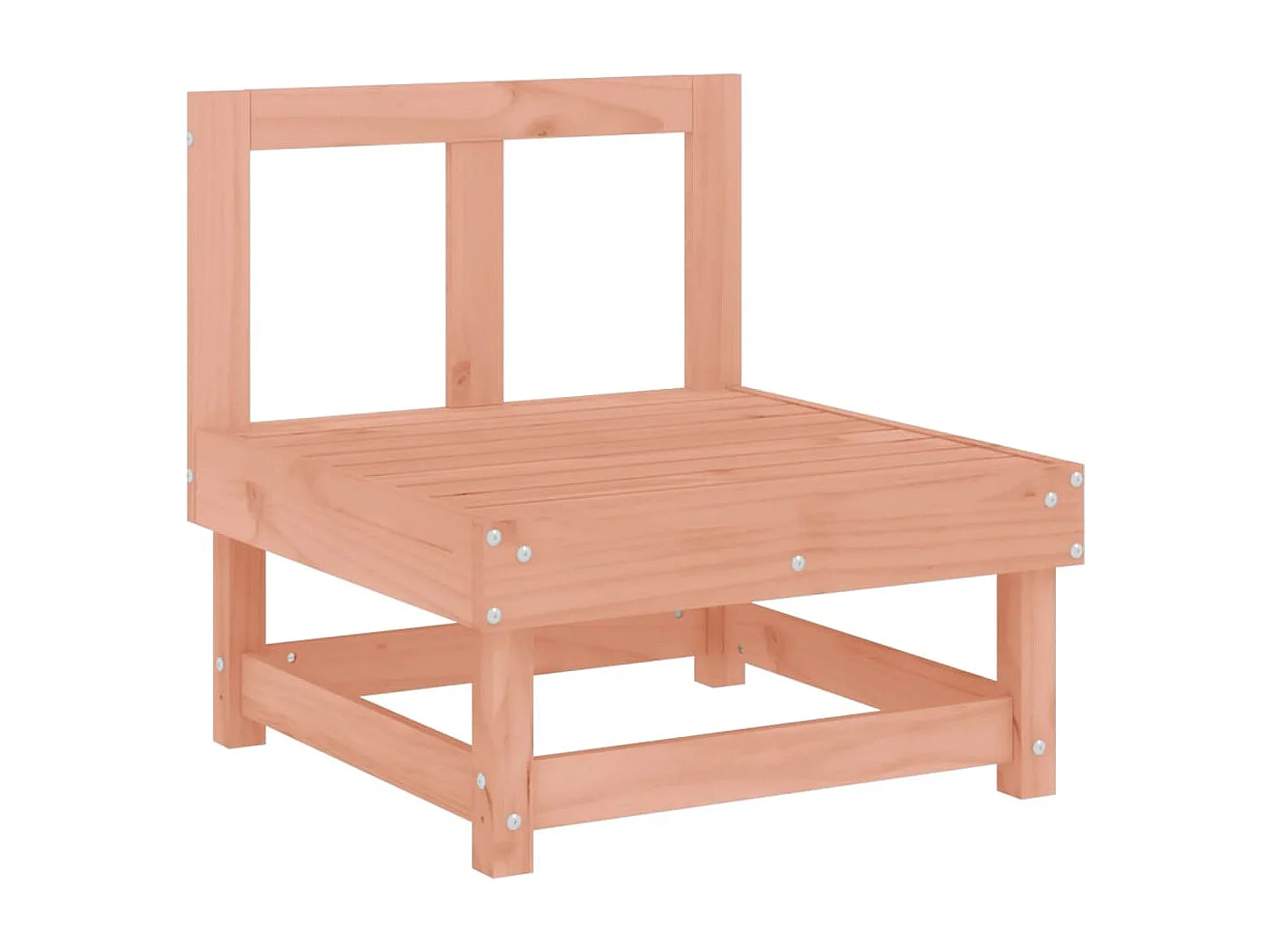 5-tlg. Garten-Sitzgruppe: Sofa + Tisch | Garten-Lounge-Set Massivholz Douglasie -GKD499753