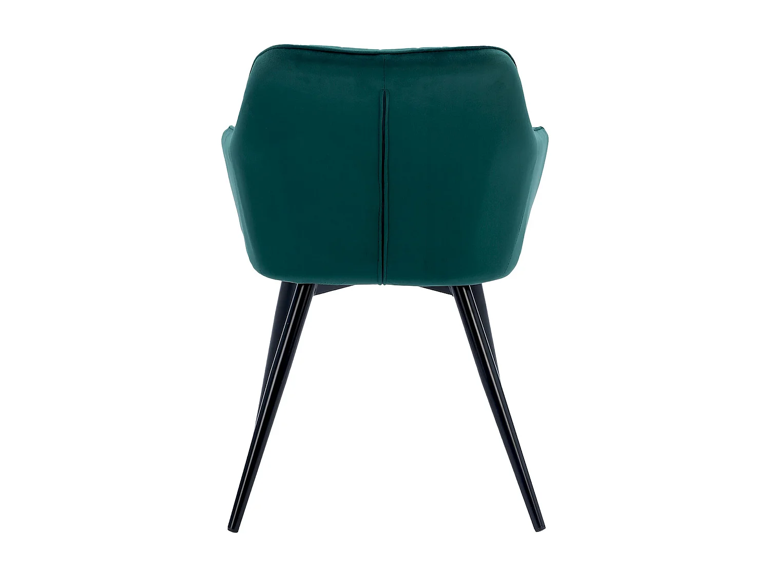 Lot de 2 chaises en velours BERTILLE vertes - HAPPY GARDEN