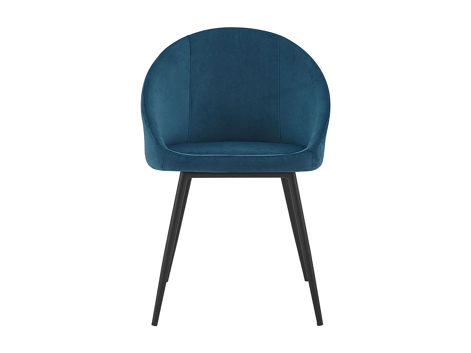 Set di 2 sedie vintage DIANE in velluto blu