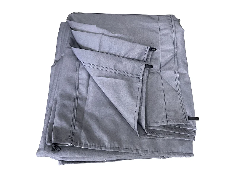 Copertura per pergola autoportante 3 × 3m CASSIS grigio - HAPPY GARDEN