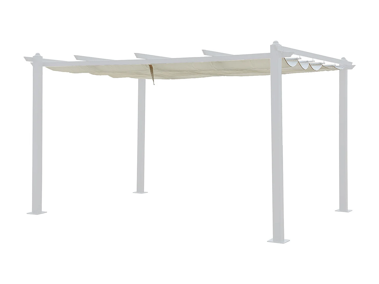 Toile pour pergola autoportante 3 × 4m CASSIS beige - HAPPY GARDEN