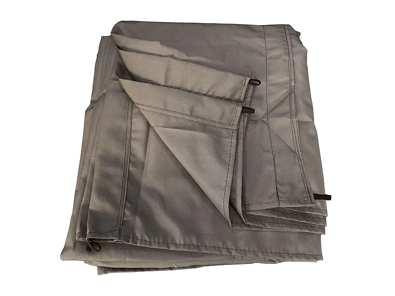 Toile pour pergola autoportante 3 × 3m CASSIS taupe - HAPPY GARDEN