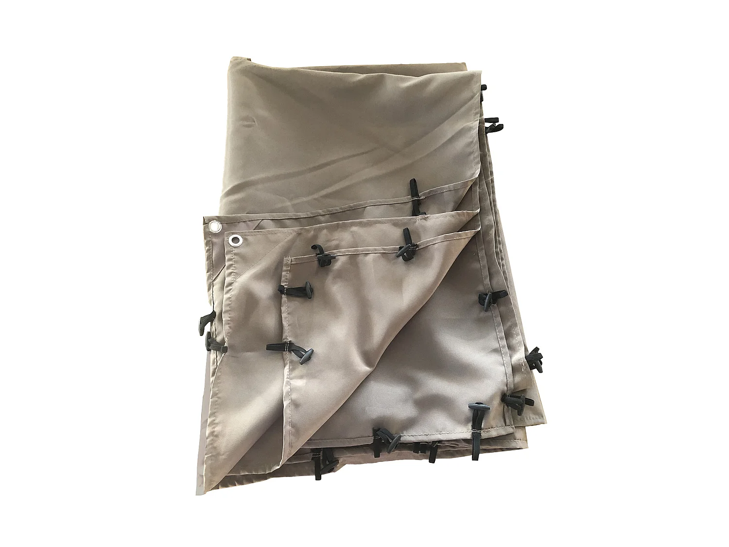 Toile pour pergola murale 3 × 2,5m NICE taupe - HAPPY GARDEN