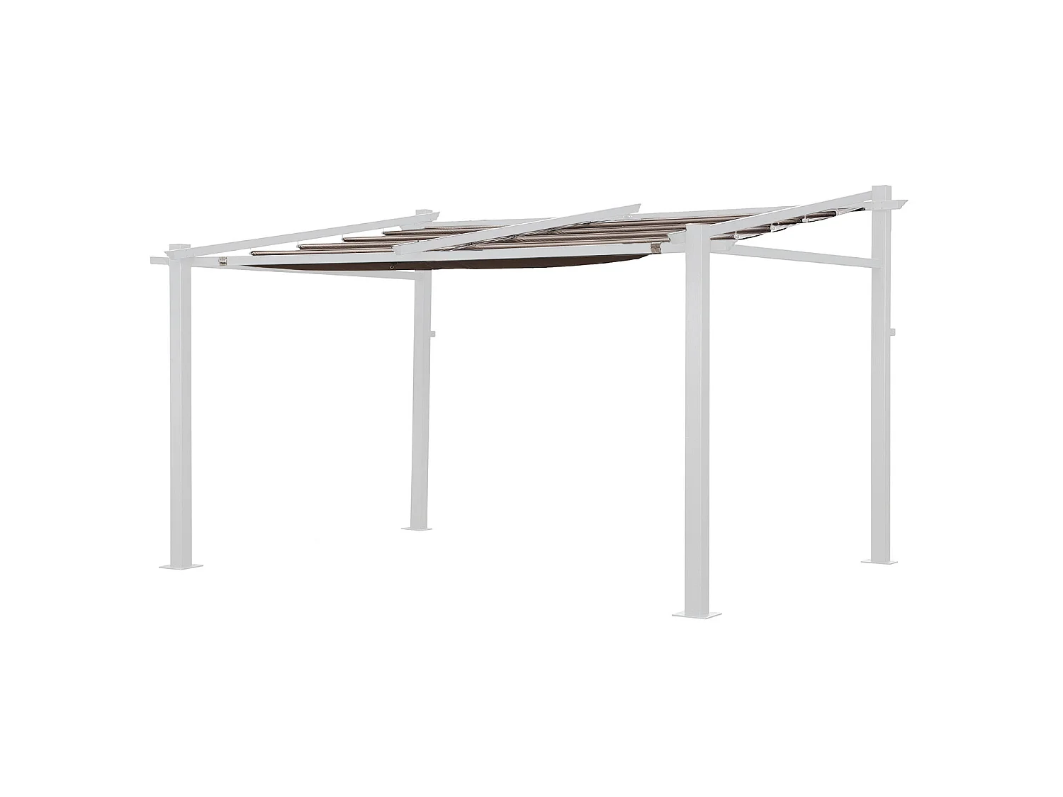 Tela per pergola a parete 3 × 4m FRÉJUS taupe - HAPPY GARDEN