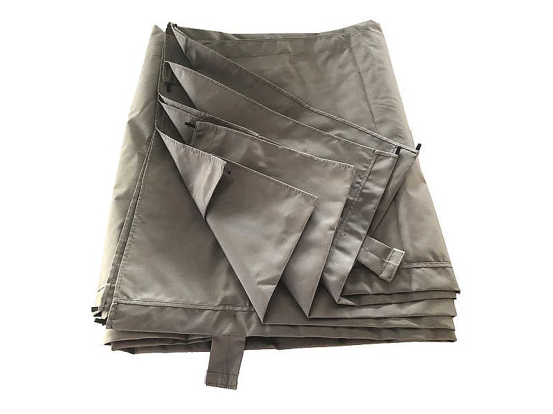 Stoff für Wandpergola 3 × 4m FRÉJUS taupe