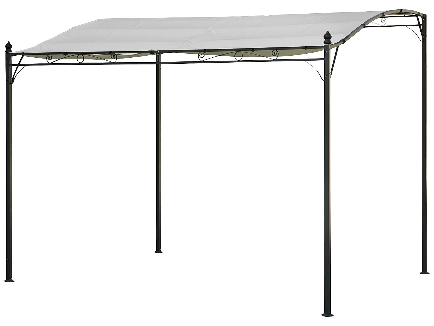 Pergola murale 3 × 2,5m NICE beige - HAPPY GARDEN