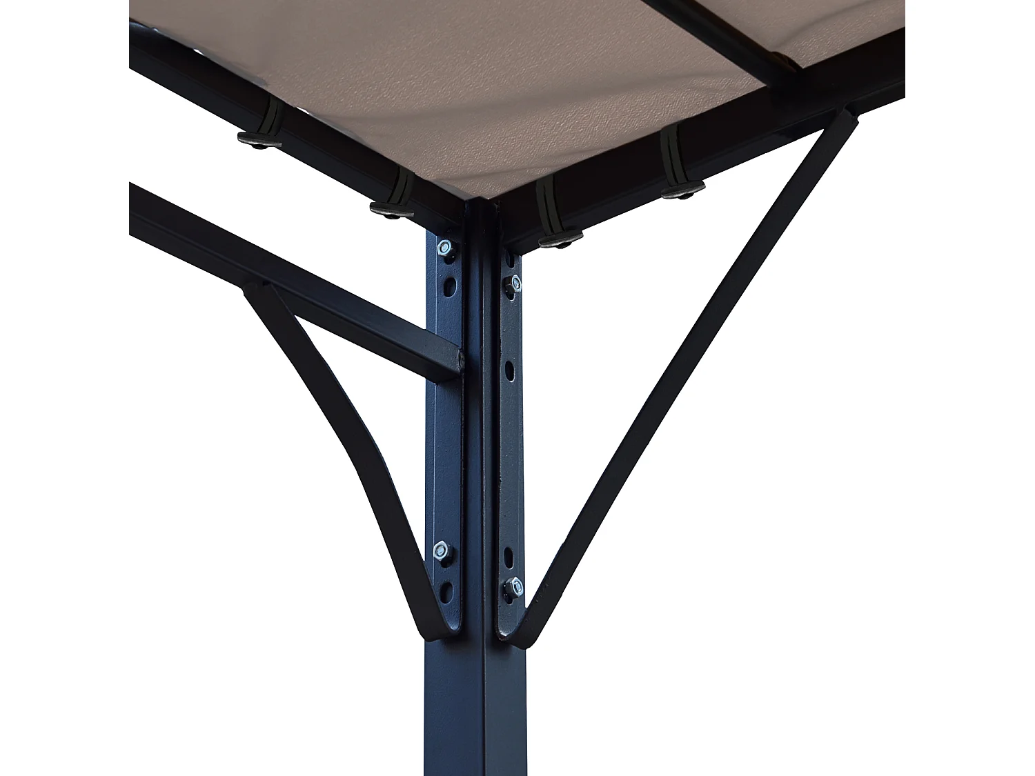 Pergola murale 3 × 2,5m NICE beige - HAPPY GARDEN