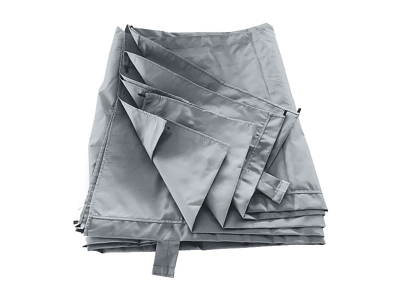 Doek voor muurpergola 3 × 4m FRÉJUS grijs