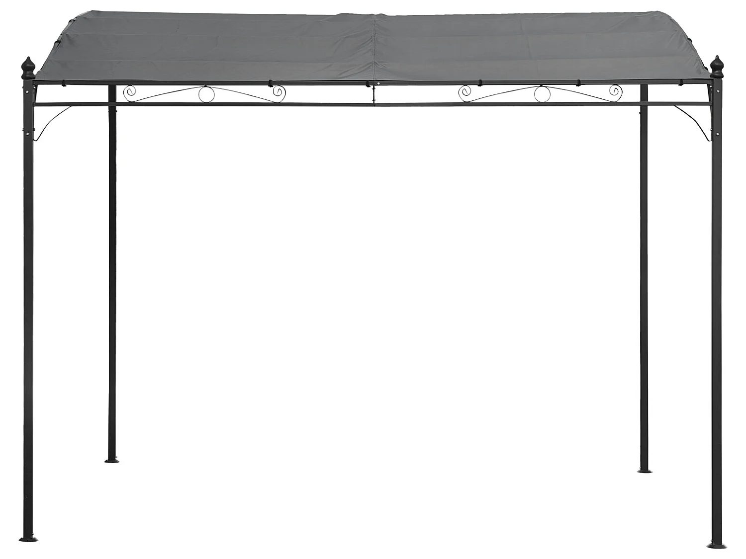 Pergola voor wandmontage 3 × 2,5m NICE grijs