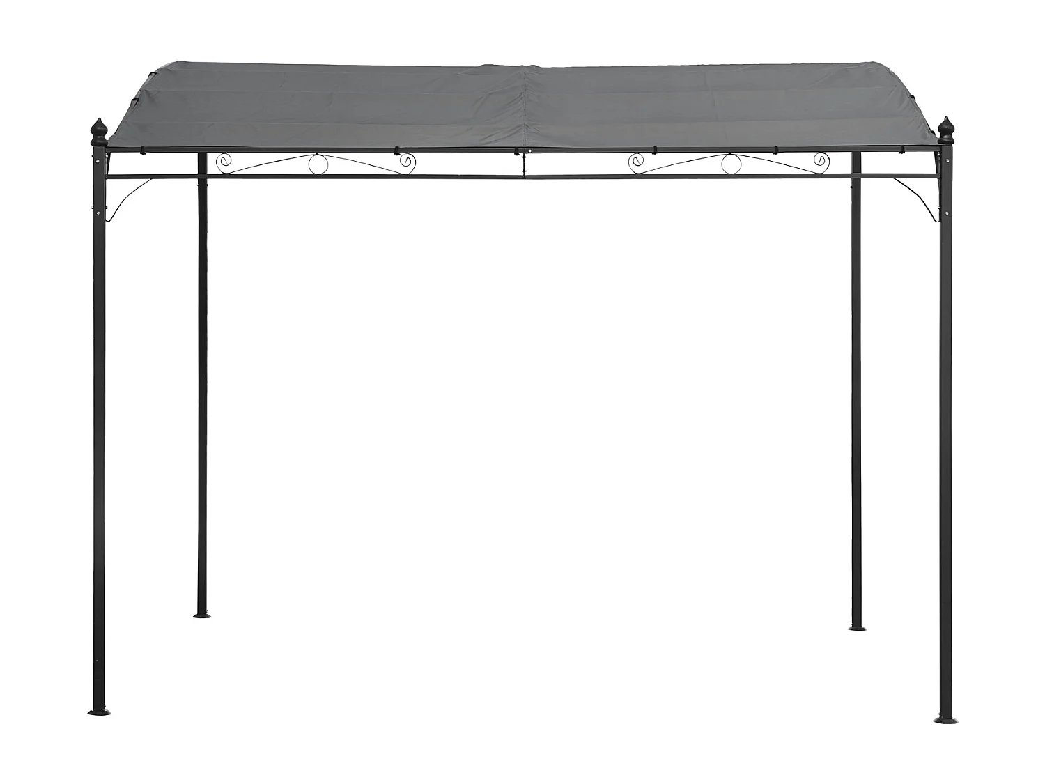 Pergola voor wandmontage 3 × 2,5m NICE grijs