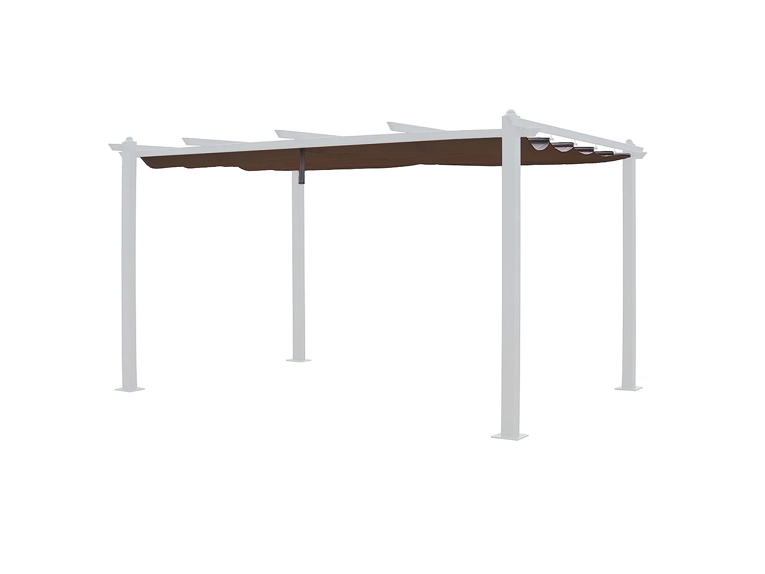 Tessuto per pergola autoportante 3 × 4 m CASSIS taupe - HAPPY GARDEN