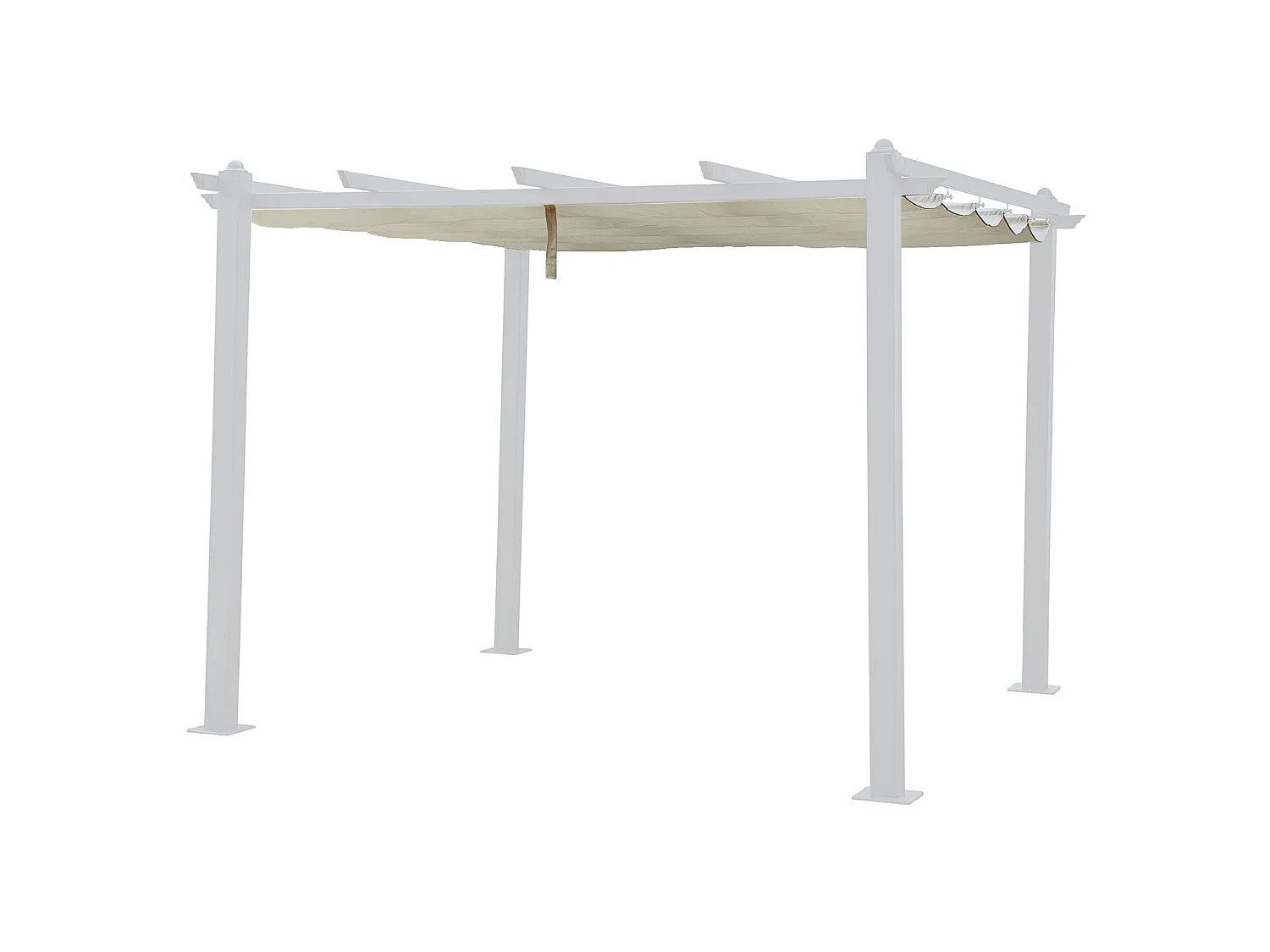 Tuch für freistehende Pergola 3 × 3m CASSIS beige