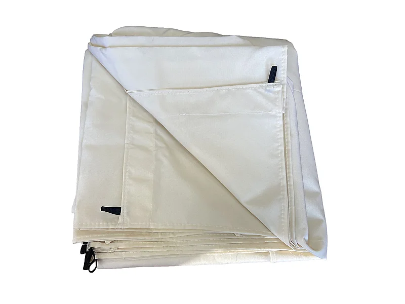 Doek voor zelfdragende pergola 3 × 3m CASSIS beige