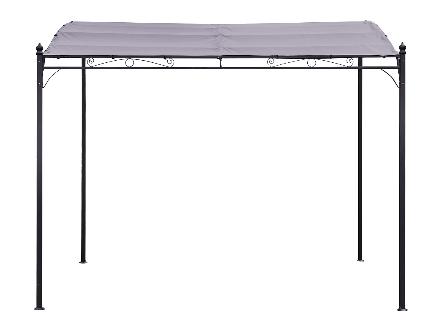 Pergola murale 3 × 2,5m NICE taupe - HAPPY GARDEN