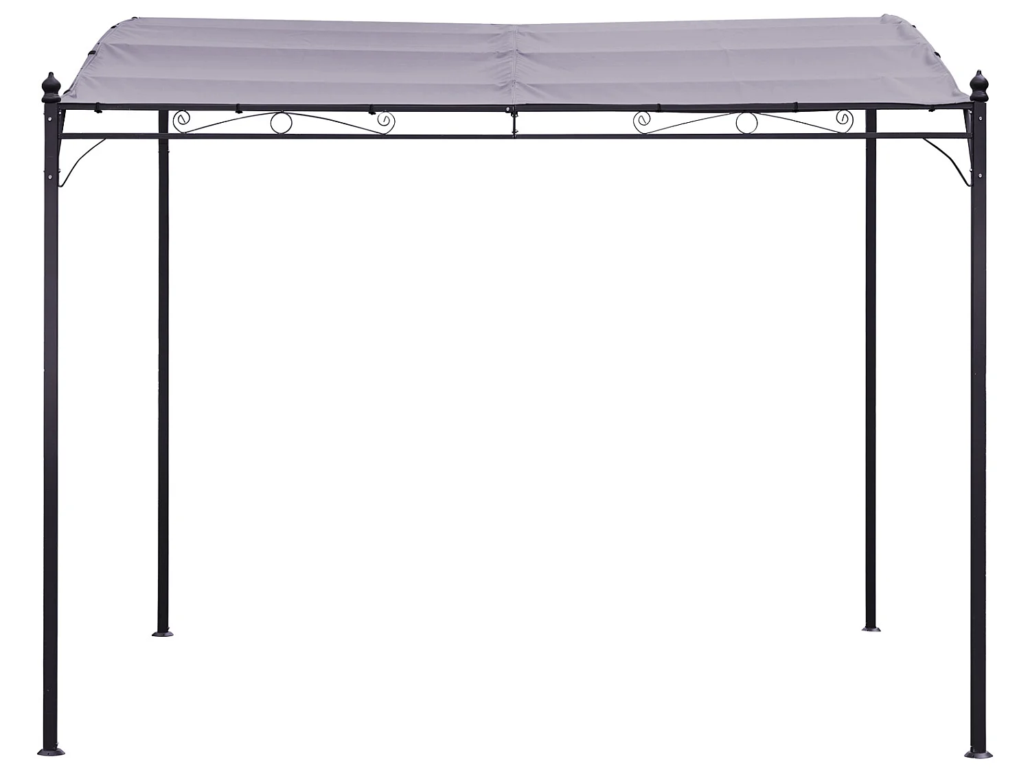 Pergola murale 3 × 2,5m NICE taupe - HAPPY GARDEN