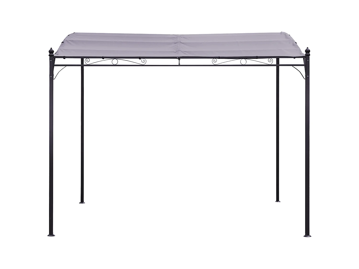 Pergola murale 3 × 2,5m NICE taupe - HAPPY GARDEN