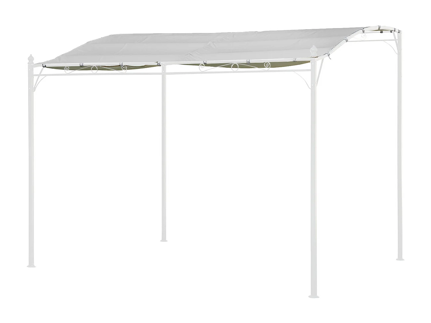 Wand pergola afdekking 3 × 2.5m NICE beige