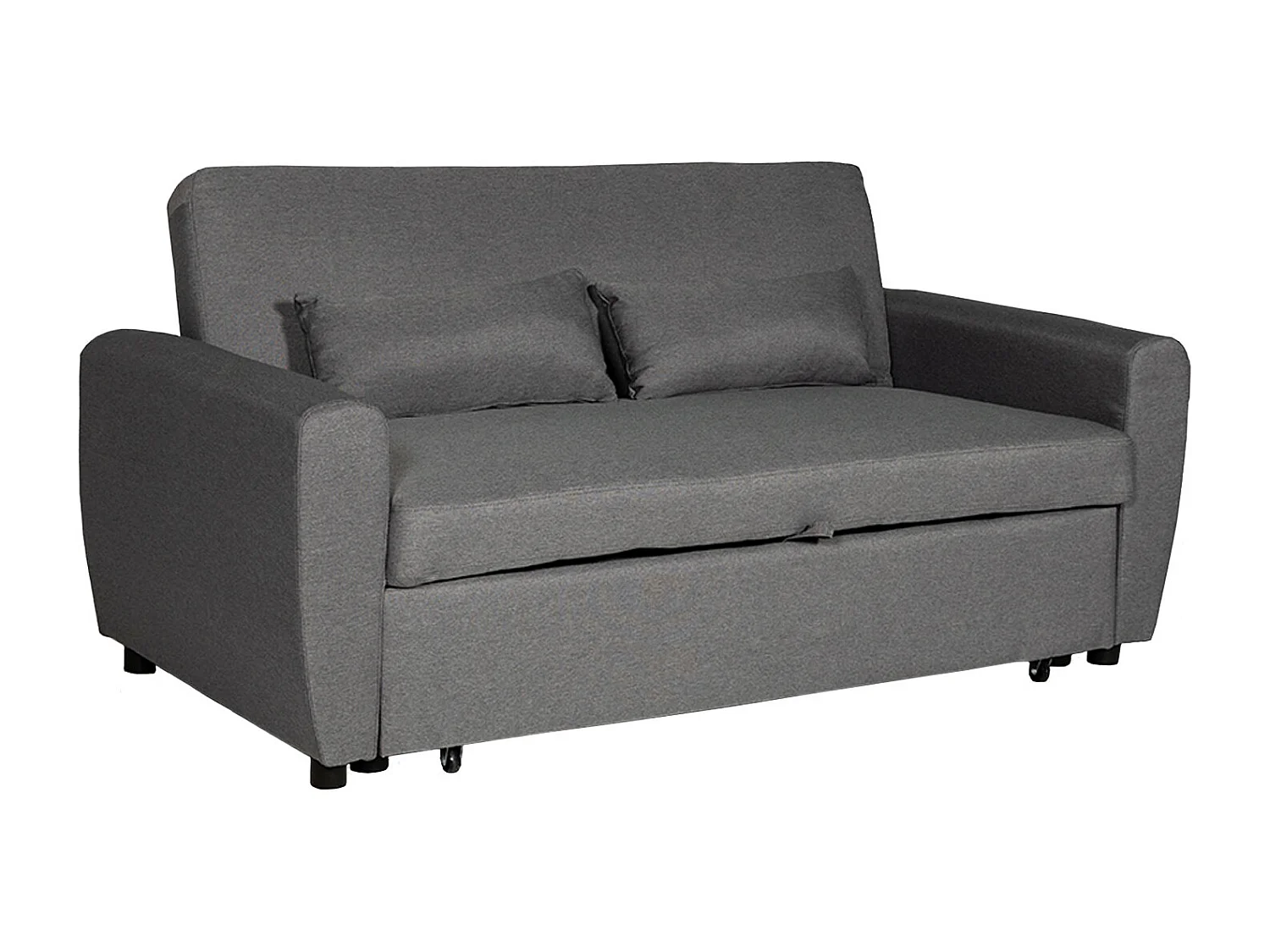 Sofá-cama cinzento MATT 2 lugares