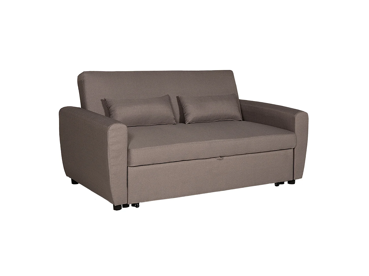 Sofá-cama MATT 2 lugares em taupe