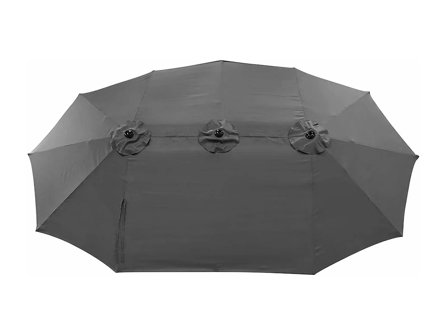 Guarda-chuva duplo 2,7x4,6m LINAI cinza