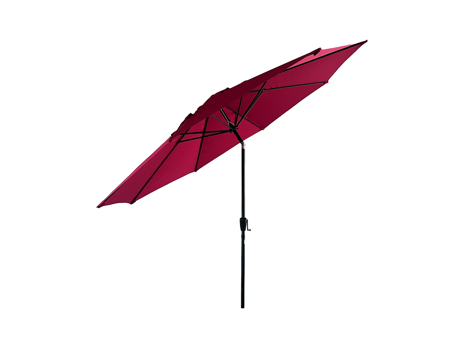 Gerader Sonnenschirm HAPUNA rund 3,30m Durchmesser fuchsia