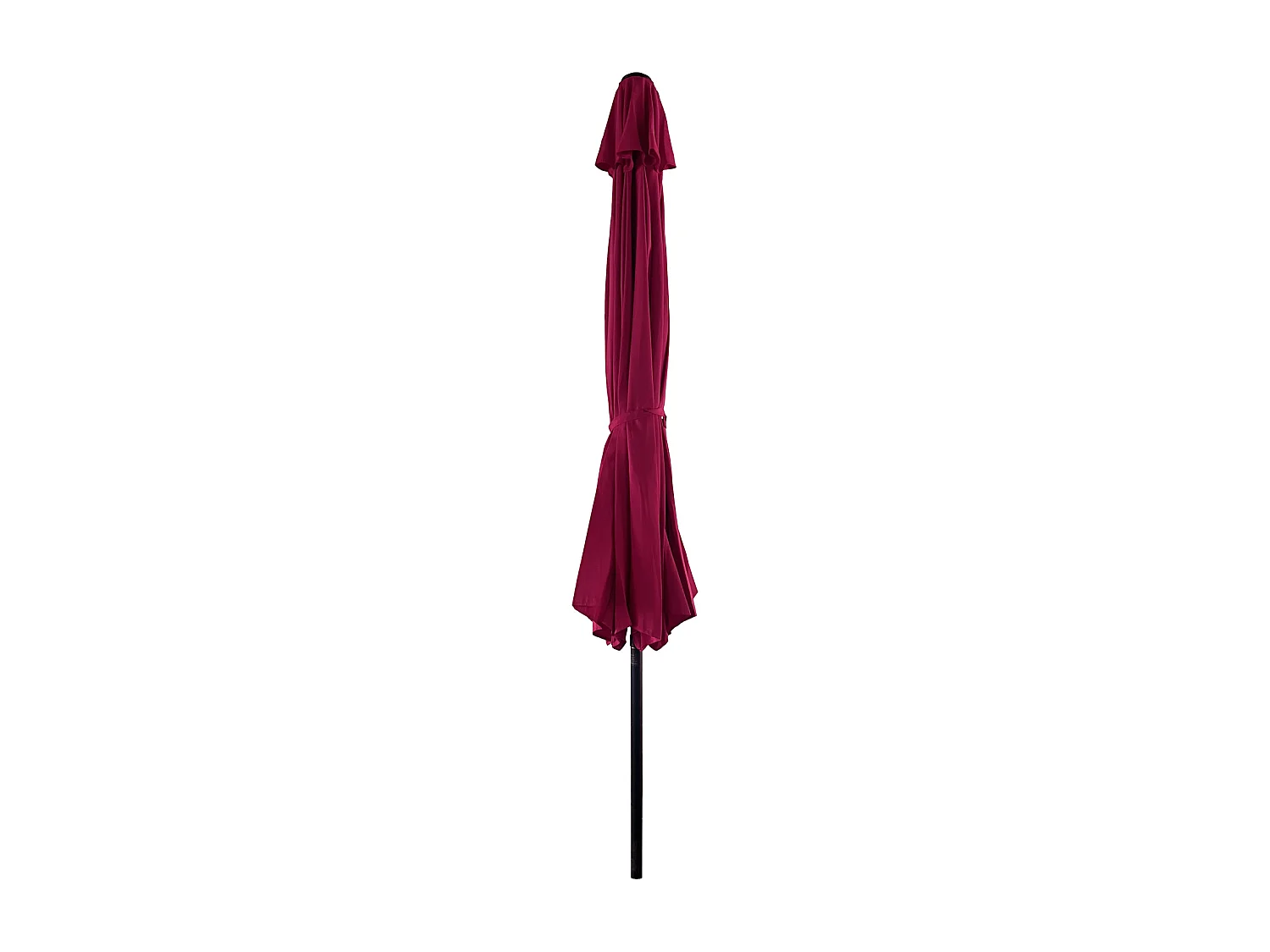 Parasol droit HAPUNA rond 3,30m de diamètre fuchsia - HAPPY GARDEN