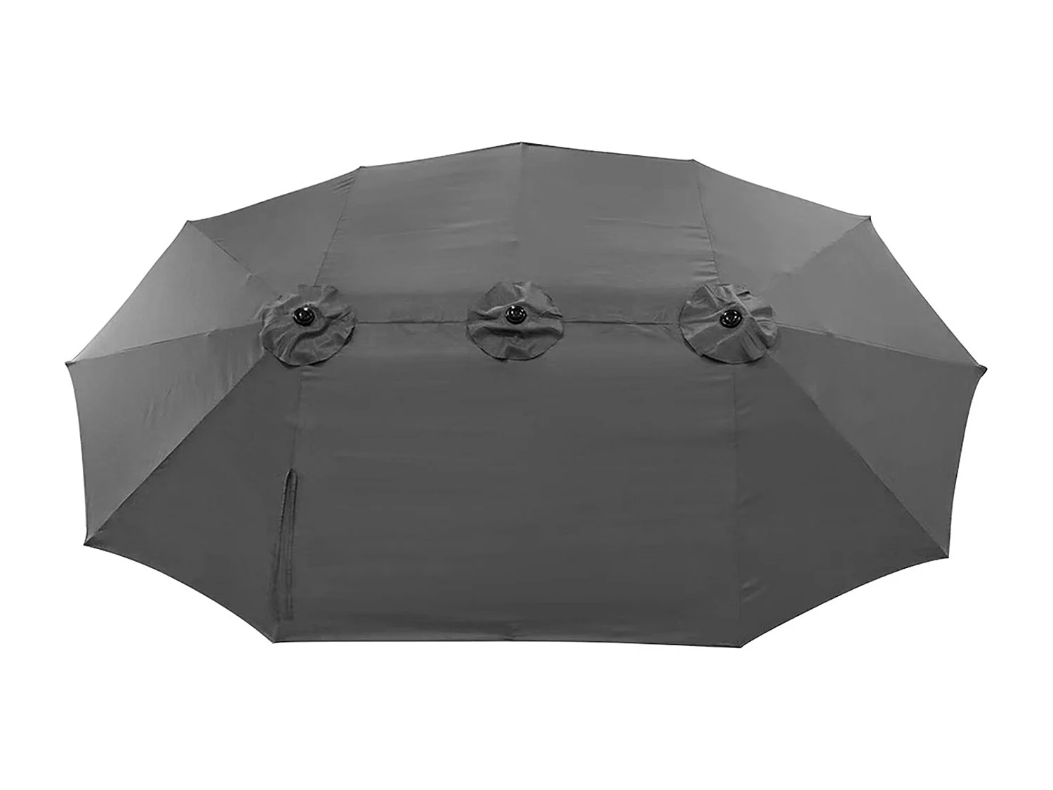 Dubbele parasol 2x4m LINAI grijs