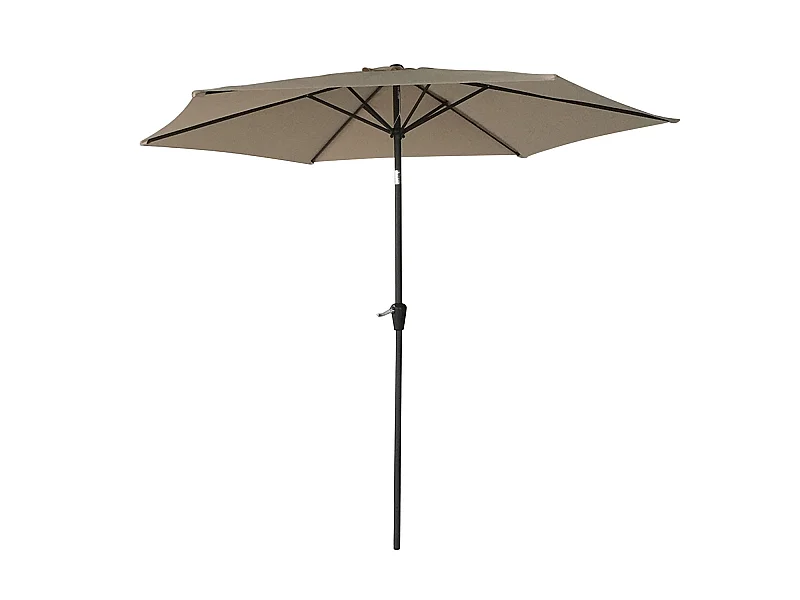 Gerader Sonnenschirm HAPUNA rund 2,70m Durchmesser taupe