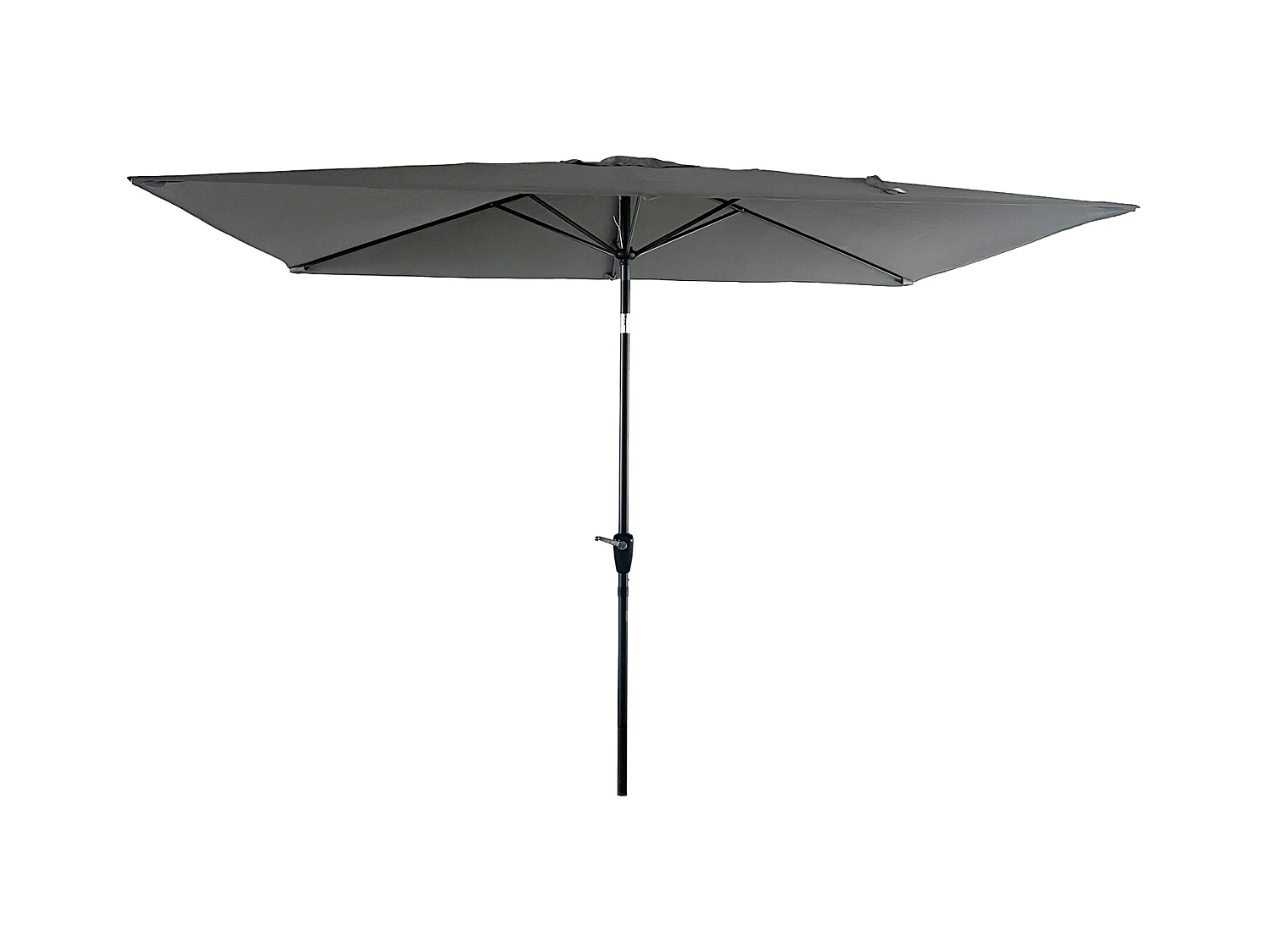 HAPUNA rechthoekige rechte parasol 2x3m grijs