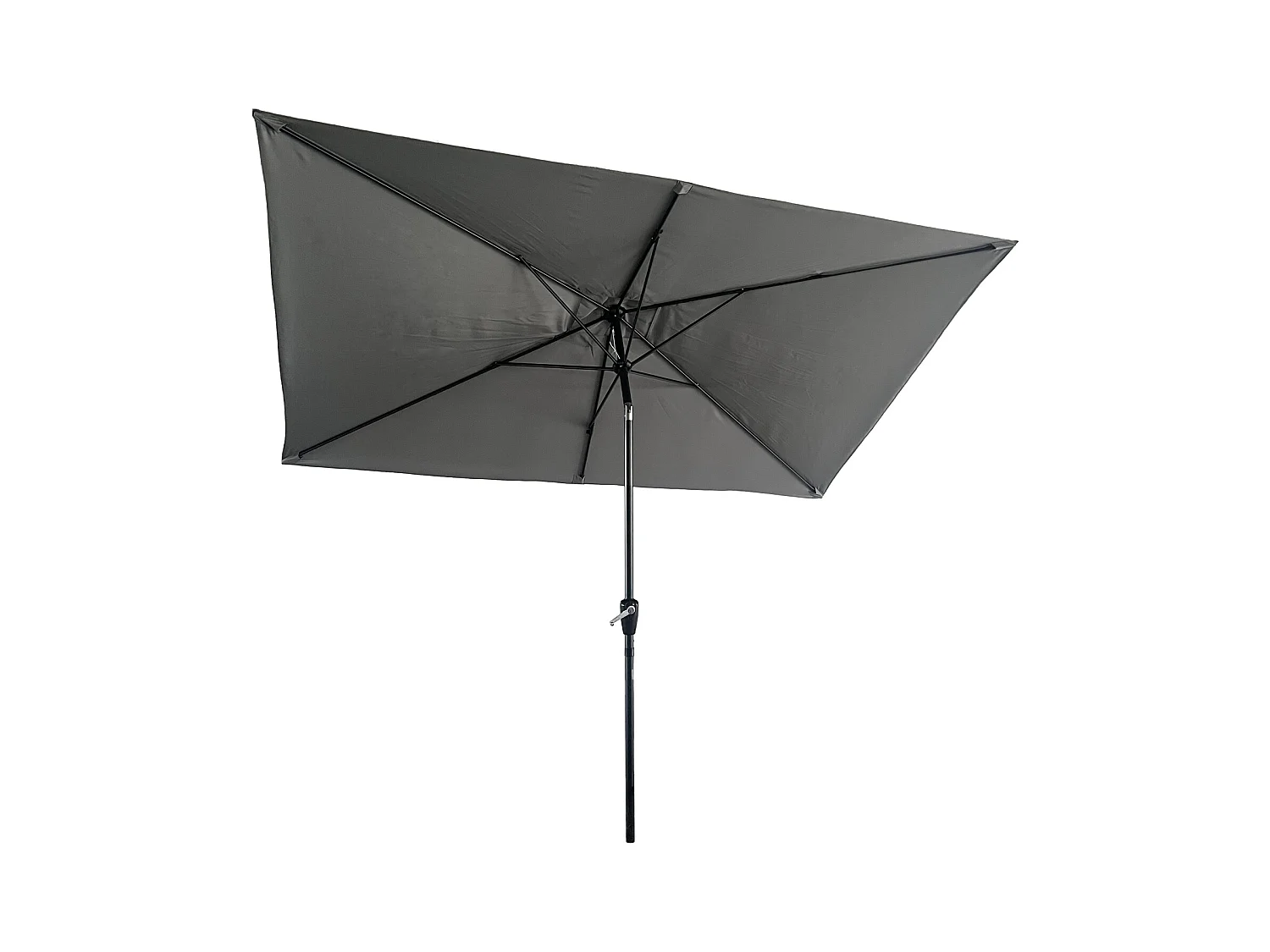HAPUNA rechthoekige rechte parasol 2x3m grijs