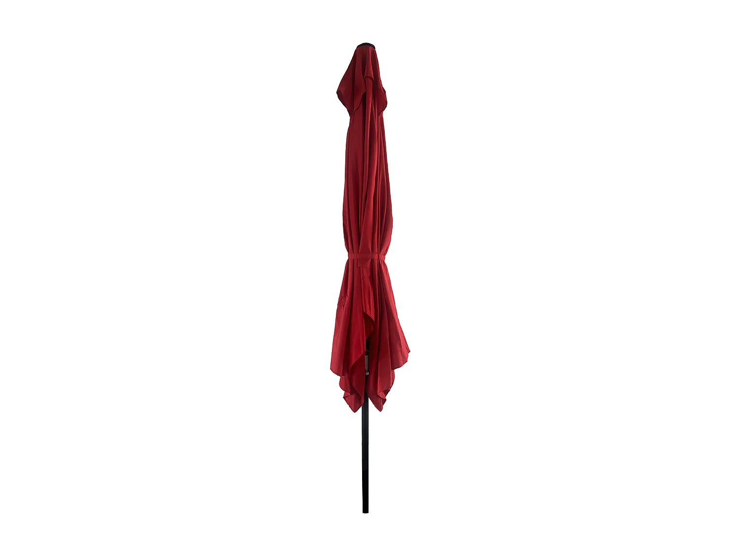 Parasol droit HAPUNA rectangulaire 2x3m rouge - HAPPY GARDEN