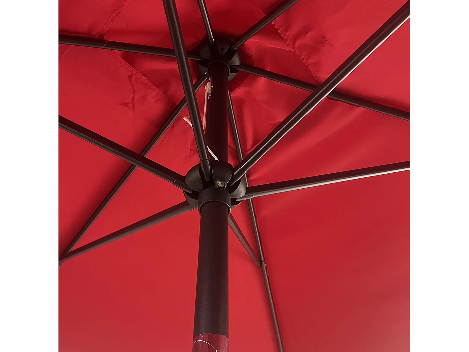 Parasol droit HAPUNA rectangulaire 2x3m rouge - HAPPY GARDEN