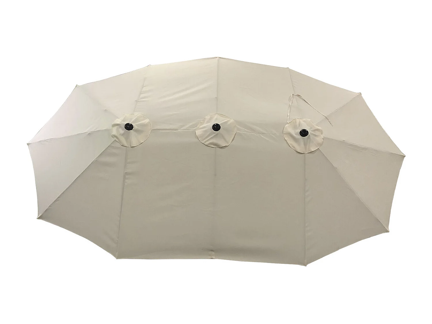 Parasol double 2x4m LINAI beige - HAPPY GARDEN
