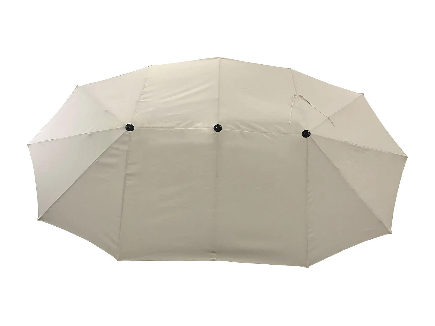 Parasol double 2x4m LINAI beige - HAPPY GARDEN
