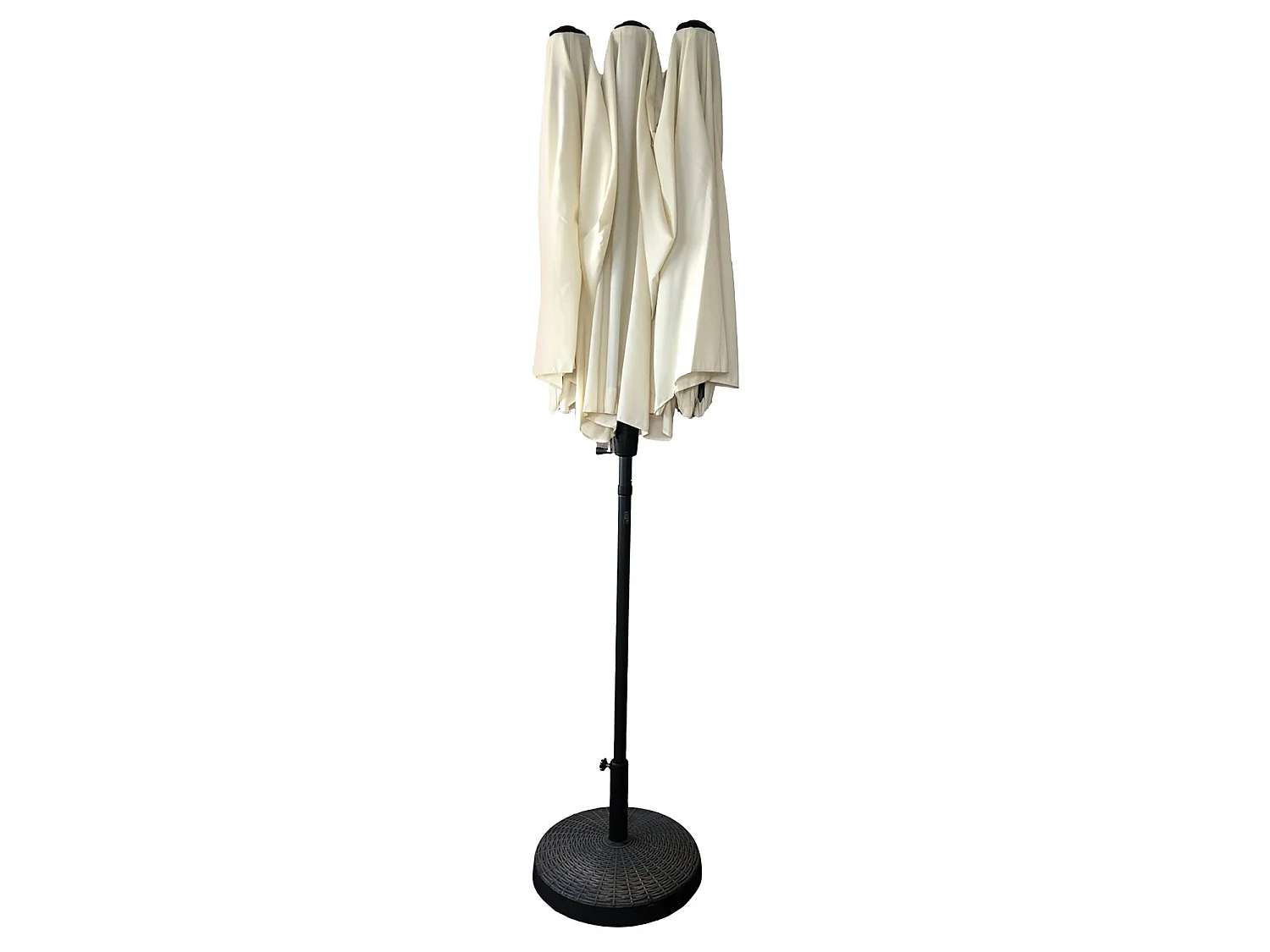Parasol double 2x4m LINAI beige - HAPPY GARDEN