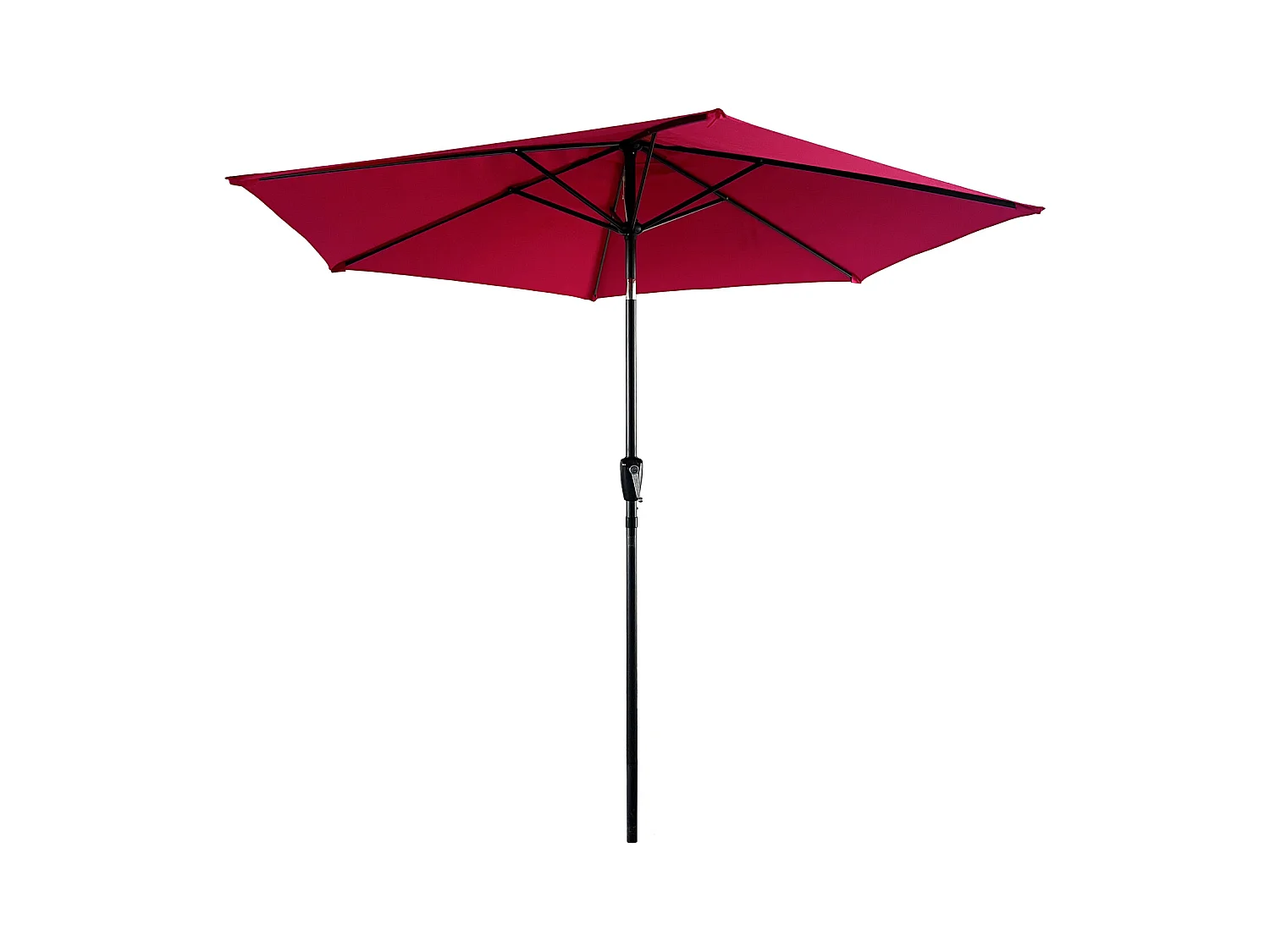 Gerader Sonnenschirm HAPUNA rund 2,70m Durchmesser fuchsia