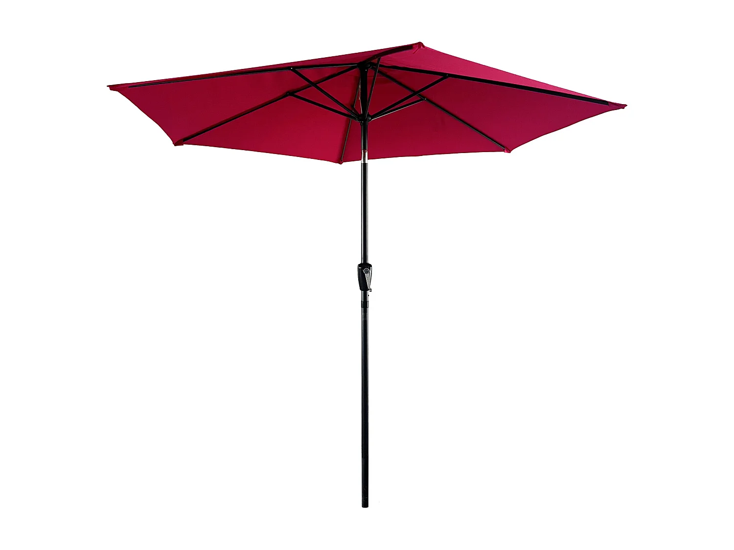 HAPUNA rechte ronde parasol 2,70m diameter fuchsia