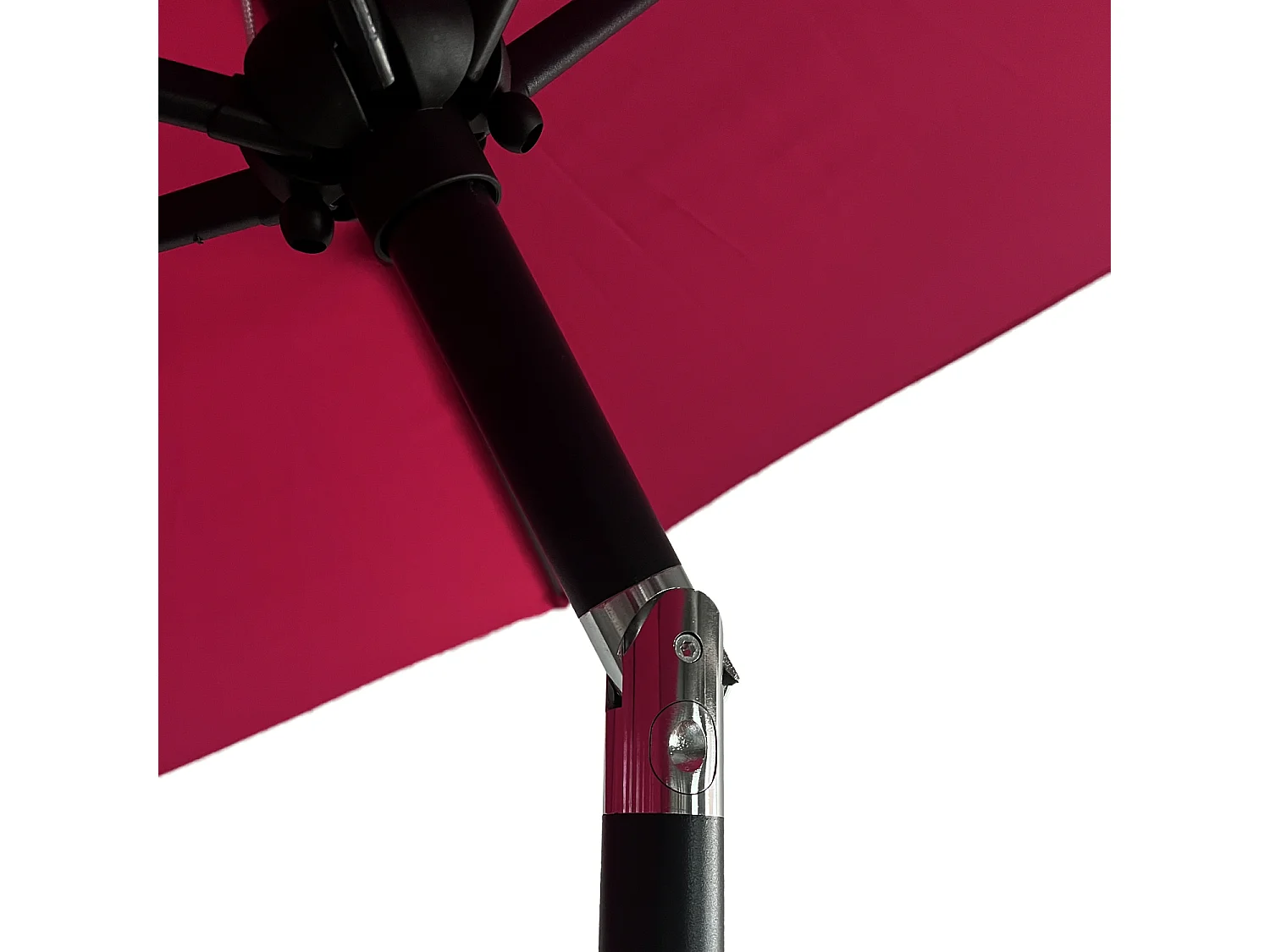 HAPUNA rechte ronde parasol 2,70m diameter fuchsia