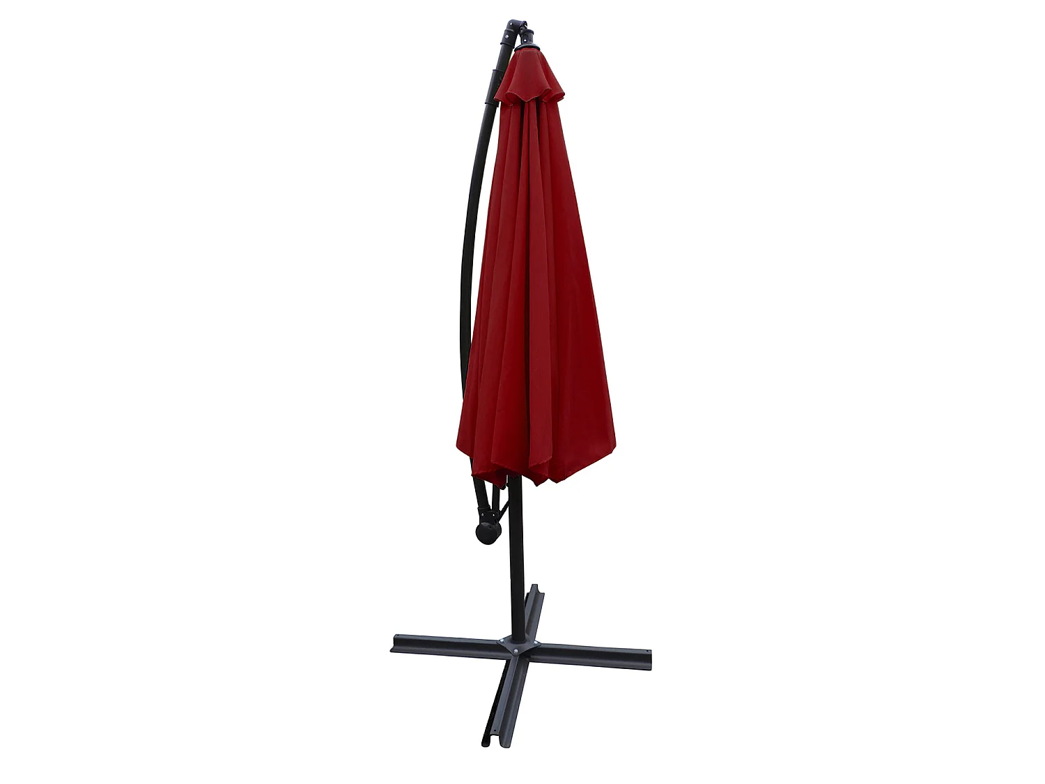 OAHU ronde parasol 3m diameter rood + hoes