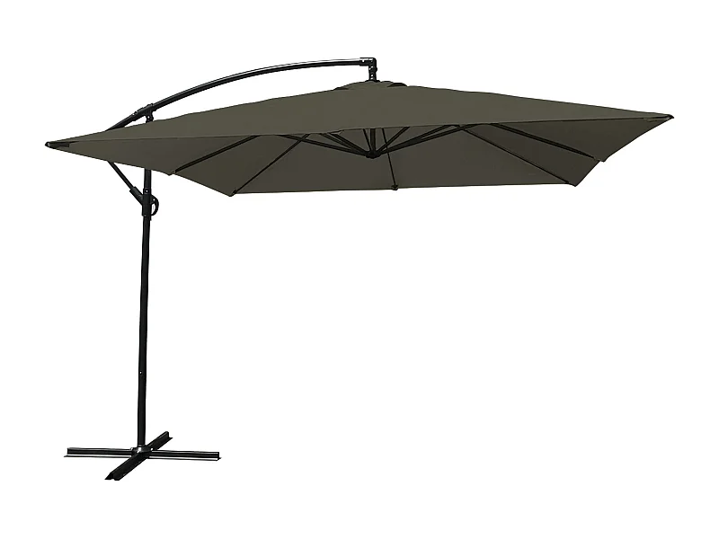 Zonnescherm MOLOKAI vierkant 2,7x2,7m grijs