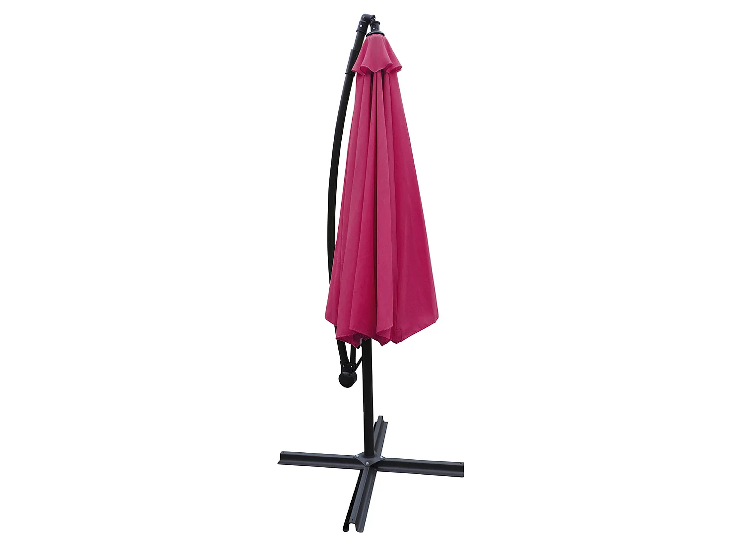 OAHU ronde parasol 3m diameter fuchsia + hoes