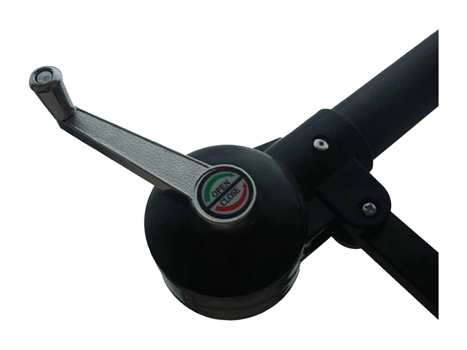 Parasole offset MOLOKAI quadrato 2,7x2,7m rosso + copertura