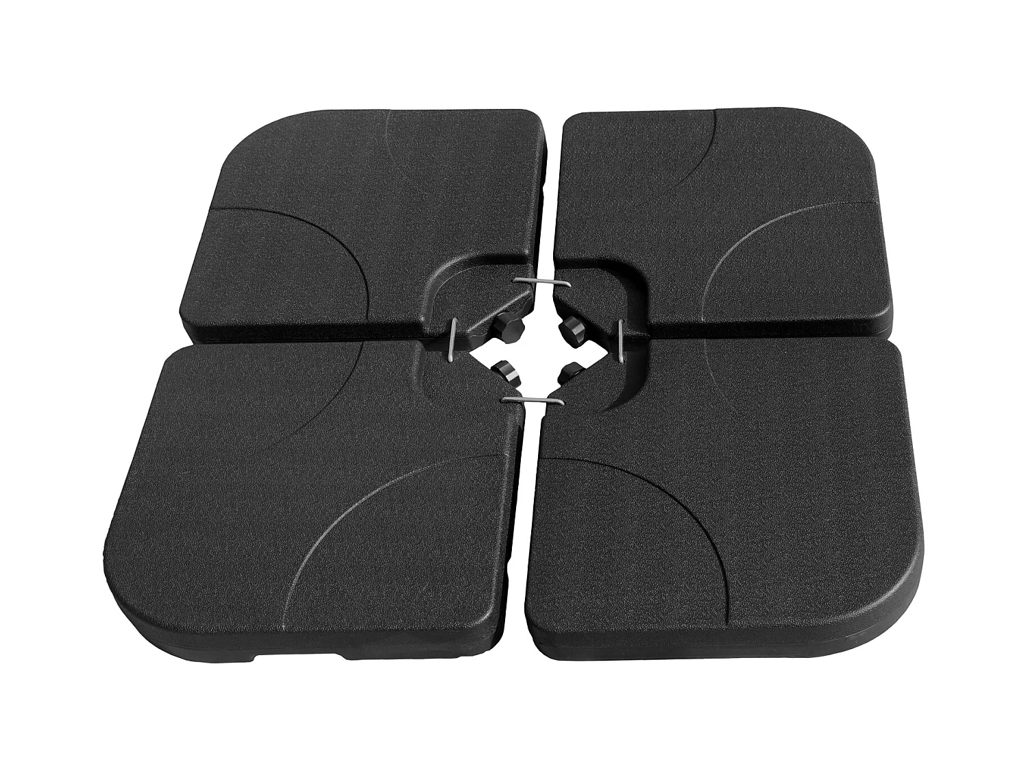 Set di 4 piastrelle quadrate QUIBERON