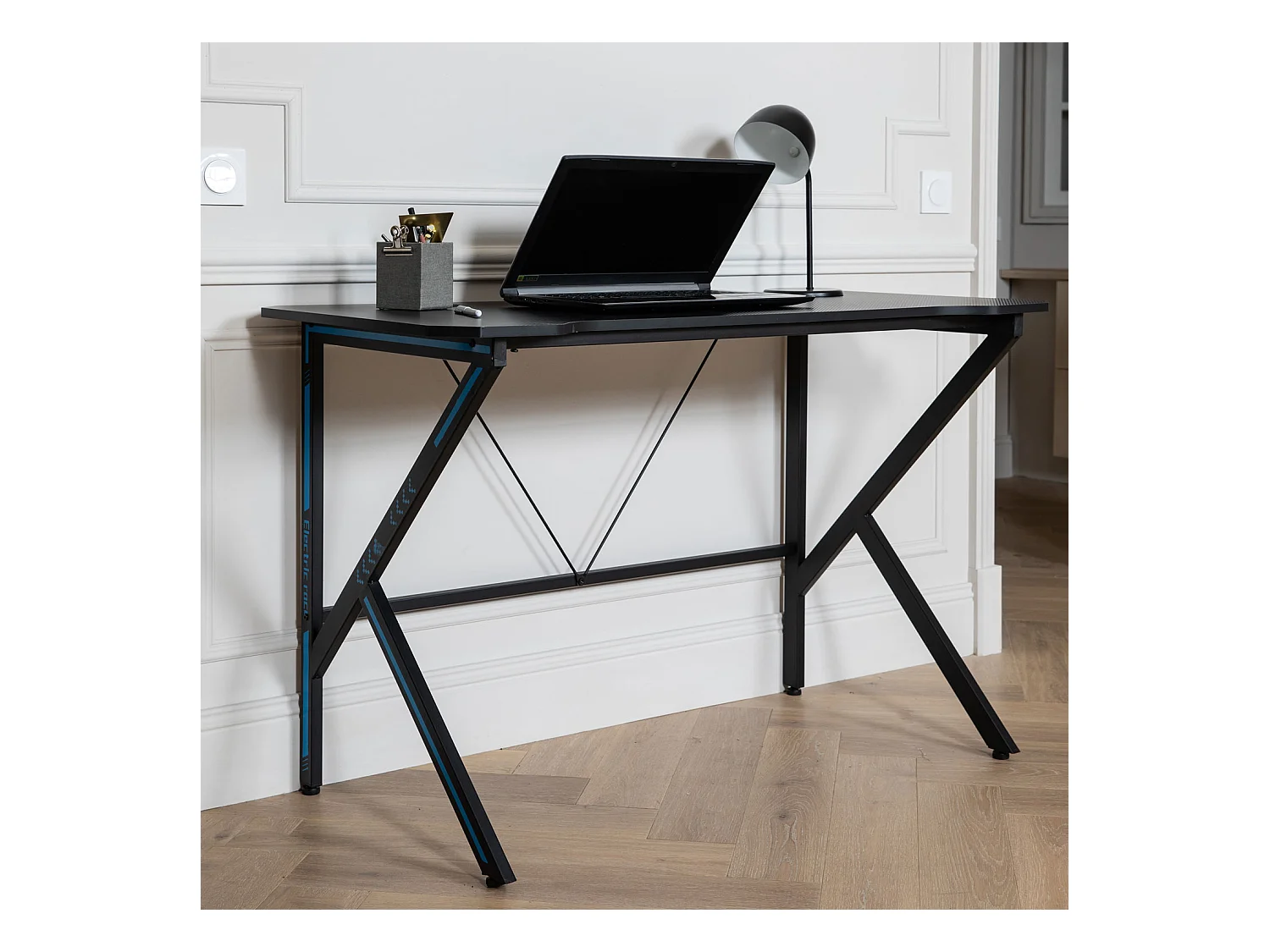 Bureau gamer noir ANNA - HAPPY GARDEN