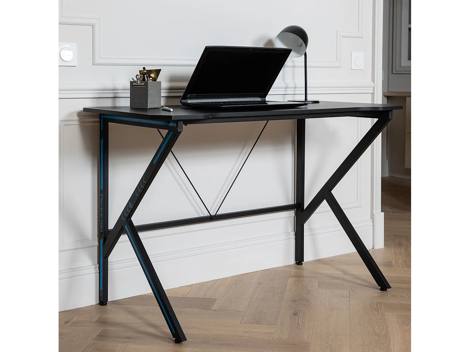 Bureau gamer noir ANNA - HAPPY GARDEN