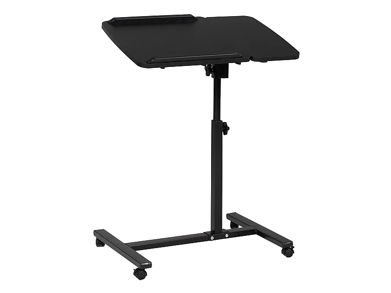 Table pour ordinateur à roulettes noire SABINE - HAPPY GARDEN